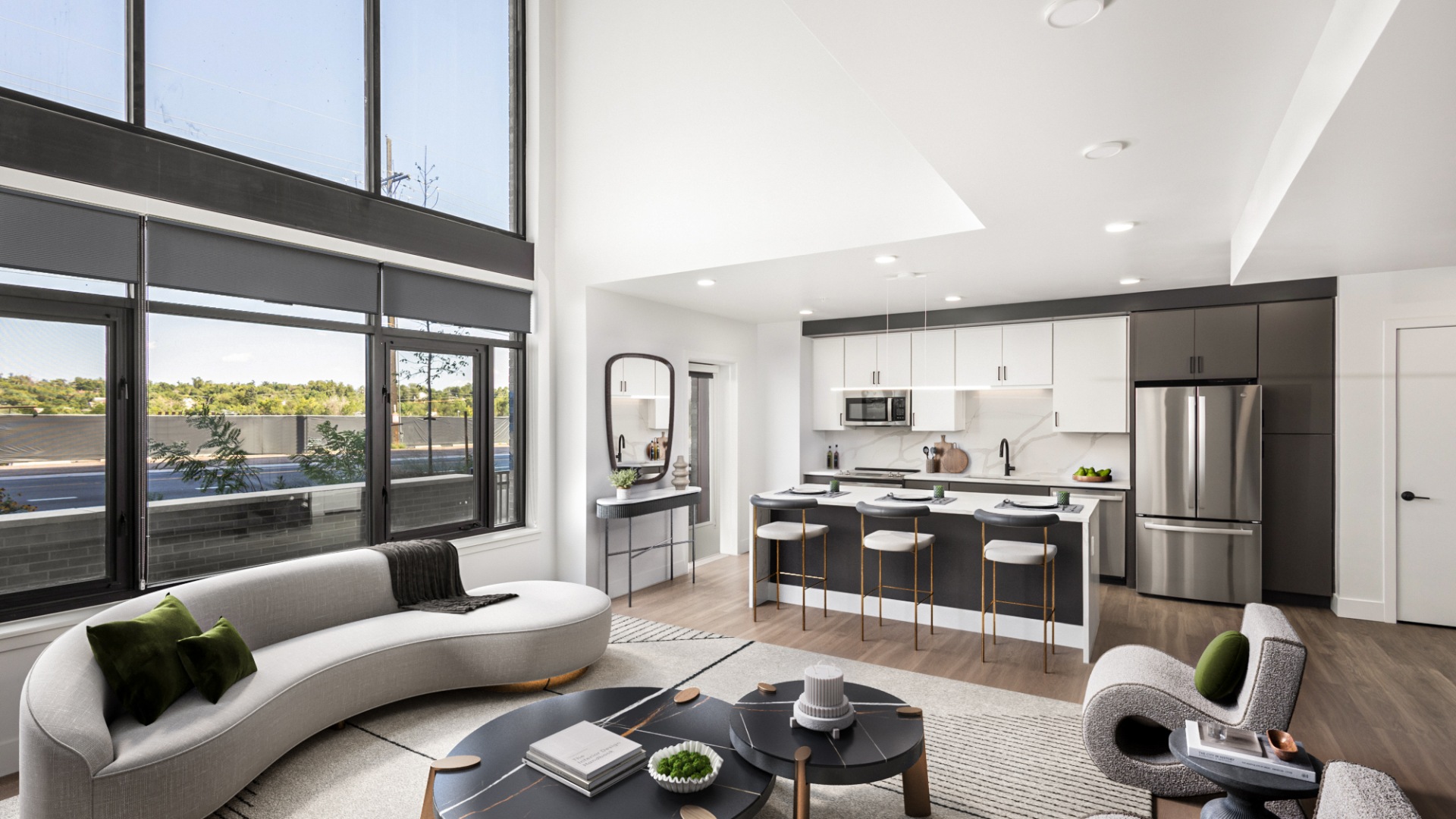 Beautiful Chef Inspired Kitchen and Living Room
